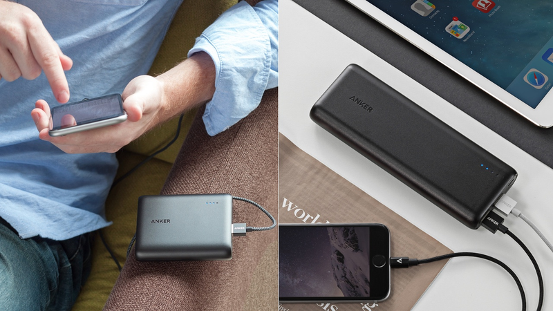 Anker PowerCore 10400, $20 | Anker PowerCore 15600, $27